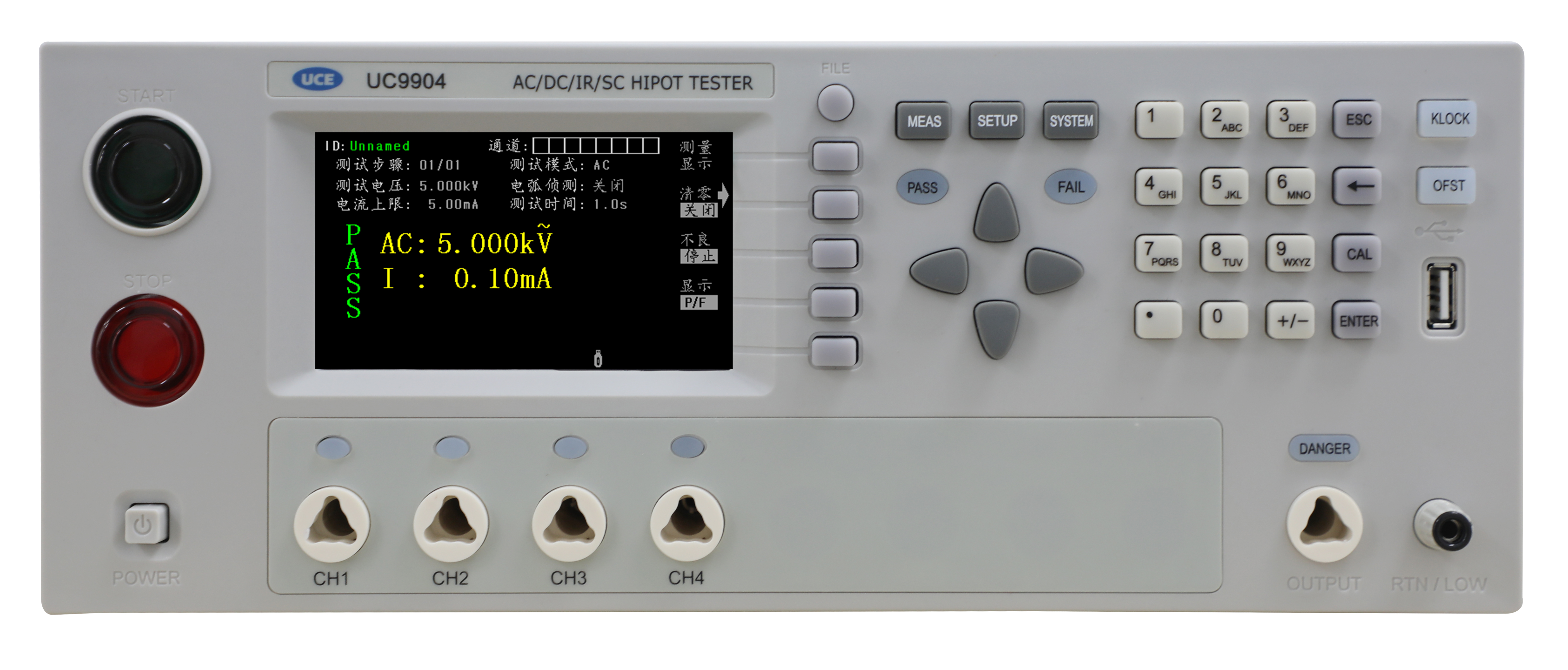 UC9901/04/08 程控交直流耐壓測試儀 UC9901/04/08 程控交直流耐壓測試儀